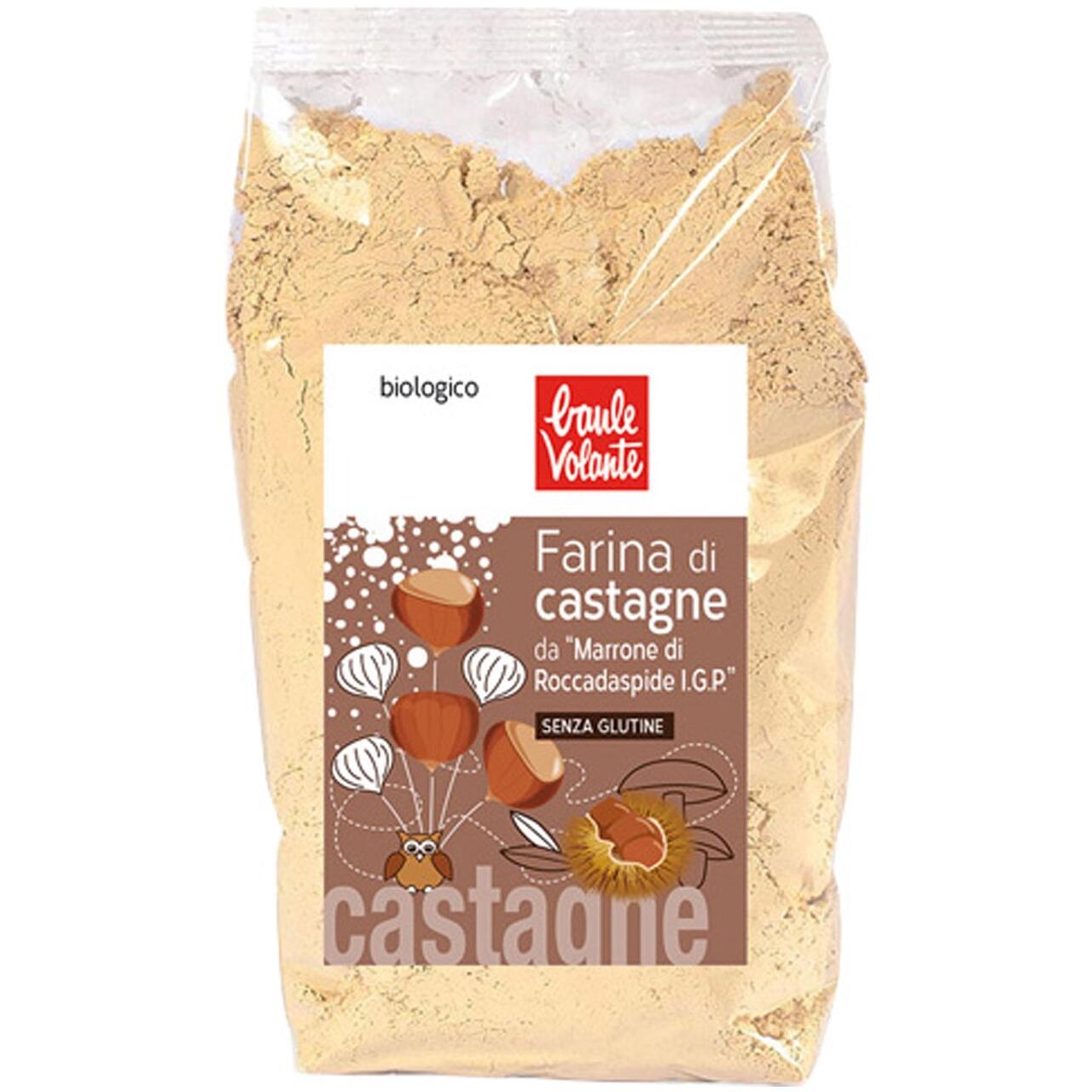 Farina di castagne 100% “marrone di roccadaspide igp”