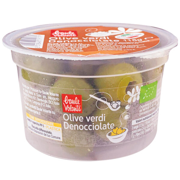 Olive verdi denocciolate in atm
